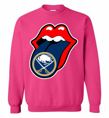 Buffalo Sabres  x The Rolling Stones Logo Crewneck Sweatshirt - zezetee