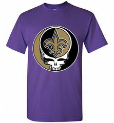 New Orleans Saints Grateful Dead Logo Band Shirt - zezetee