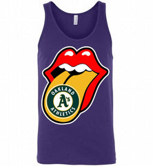 Oakland Athletics  x The Rolling Stones Logo Tank - zezetee