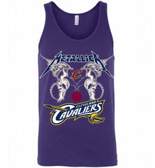 Metallica Cleveland Cavaliers Logo Tank - zezetee