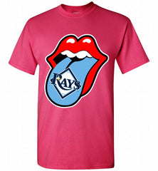 Tampa Bay Rays  x The Rolling Stones Logo Shirt - zezetee