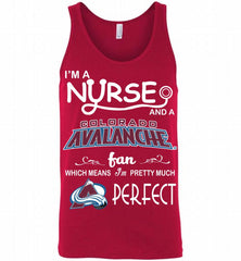 I'M A Nurse And A Colorado Avalanche Fans Gift Tank - zezetee
