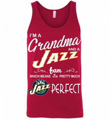 I'M A Grandma And A Utah Jazz Fans Perfect Tank - zezetee