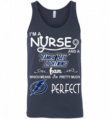 I'M A Nurse And A Tampa Bay Lightning Fans Gift Tank - zezetee