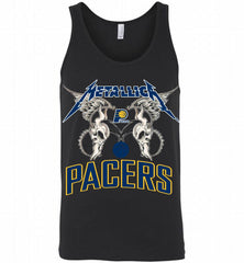 Metallica Indiana Pacers Logo Tank - zezetee