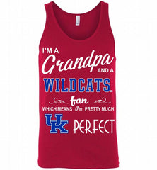 I'M A Grandpa And A Kentucky Wildcats Fan Tank - zezetee