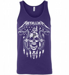 Metallica Snake Skull San Antonio Spurs Logo Tank - zezetee