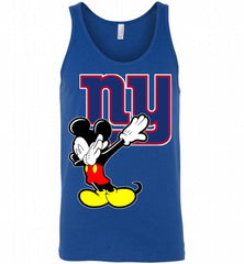 Disney Mickey Mouse Dabbing New York Giants Tank - zezetee