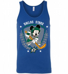 NHL Hockey Mickey Mouse Dallas Stars Disney Tank - zezetee