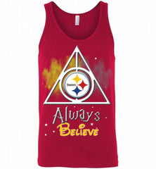 Pittsburgh Steelers  Always Believe Harry Potter Tank - zezetee