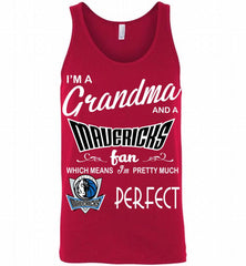 I'M A Grandma And A Dallas Mavericks Fans Perfect Tank - zezetee