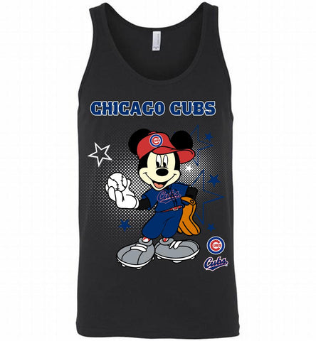 Chicago Cubs Mickey Mouse Disney Super Star Tank - zezetee