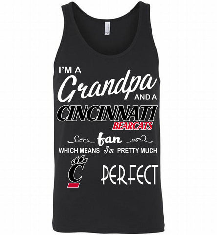 I'M A Grandpa And A Cincinnati Bearcats Fan Tank - zezetee