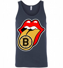 Boston Bruins  x The Rolling Stones Logo Tank - zezetee