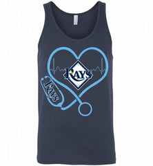 Nurse Heartbeat Tampa Bay Rays Tank - zezetee
