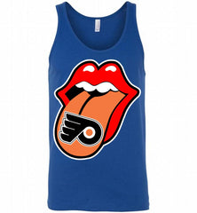 Philadelphia Flyers  x The Rolling Stones Logo Tank - zezetee