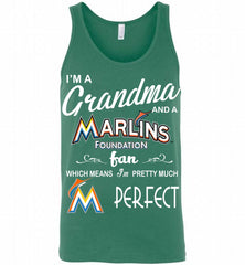 I'M A Grandma And A Miami Marlins Fans Gift Tank - zezetee