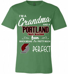 I'M A Grandma And A Portland Trail Blazers Fans Perfect Canvas USA - zezetee