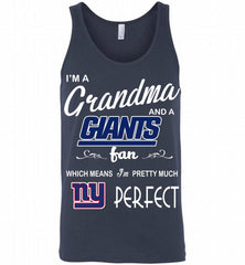 I'M A Grandma And A New York Giants Fans I'm Pretty Much Perfect Tank - zezetee