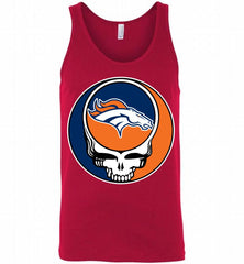 Denver Boise State Broncos Grateful Dead Logo Band Tank - zezetee