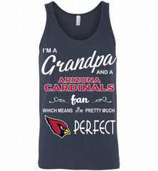 I'M A Grandpa And A Arizona Cardinals Pretty Much Perfect Tank - zezetee