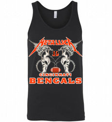 Metallica Cincinnati Bengals Logo Tank