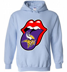 Minnesota Vikings  x The Rolling Stones Logo Hoodie - zezetee
