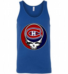 NHL TEAM MONTREAL CANADIENS X GRATEFUL DEAD LOGO BAND Tank - zezetee