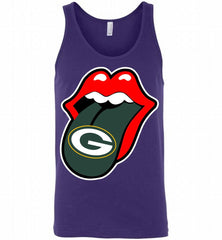 Green Bay Packers  x The Rolling Stones Logo Tank - zezetee