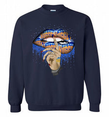 Denver Nuggets Lip Shut The Fuck Up Crewneck Sweatshirt - zezetee