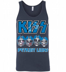 Kiss Detroit Lions Logo Tank - zezetee