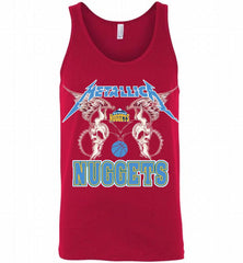 Metallica Denver Nuggets Logo Tank - zezetee