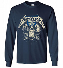 Metallica We Don't Give A Shit Kansas City Royals Gildan Long Shirt - zezetee