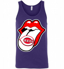 Cincinnati Reds  x The Rolling Stones Logo Tank - zezetee