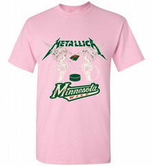 Metallica Minnesota Wild Logo Shirt - zezetee