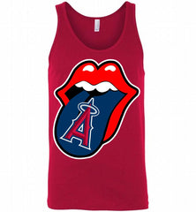 Los Angeles Angels  x The Rolling Stones Logo Tank - zezetee