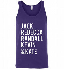 JACK REBECCA RANDALL KEVIN AND KATE Tank - zezetee