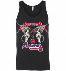 Metallica Atlanta Braves Logo Tank - zezetee