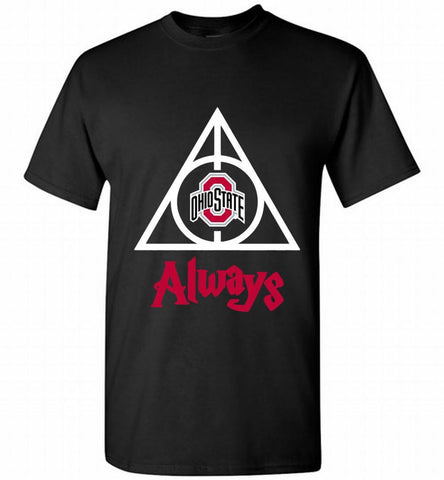 OHIO STATE BUCKEYES DEATHLY HALLOWS ALWAYS GIFT Shirt - zezetee
