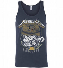 Metallica Skull Snake Anaheim Ducks Tank - zezetee