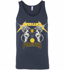 Metallica Pittsburgh Pirates Logo Tank - zezetee