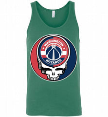 Washington Wizards Grateful Dead Logo Band Tank - zezetee