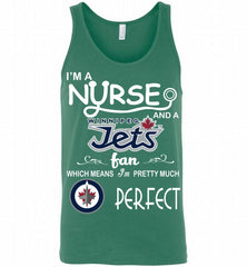 I'M A Nurse And A Winnipeg Jets Fans Gift Tank - zezetee