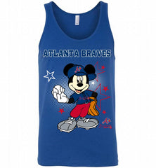Atlanta Braves Mickey Mouse Disney Super Star Tank - zezetee
