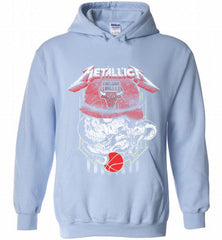 Metallica Skull Snake Chicago Bulls Hoodie - zezetee