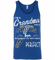 I'M A Grandma And A San Antonio Spurs Fans Perfect Tank - zezetee