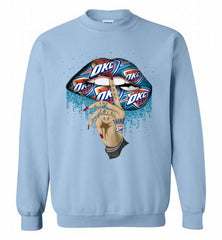 Oklahoma City Thunder Lip Shut The Fuck Up Crewneck Sweatshirt - zezetee