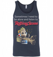Sometimes Groot Need To Be Alone And Listen To The Rolling Stones Tank - zezetee