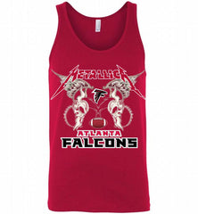 Metallica Atlanta Falcons Logo Tank - zezetee