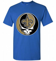 New Orleans Saints Grateful Dead Logo Band Shirt - zezetee